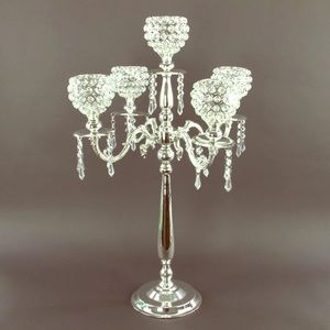 32” crystal cup candelabra.